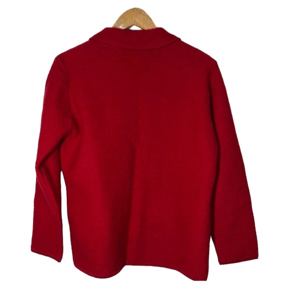 Liz Claiborne First Issue Vintage Wool Blazer Womens Petite Small Warm Winter - Picture 3 of 4